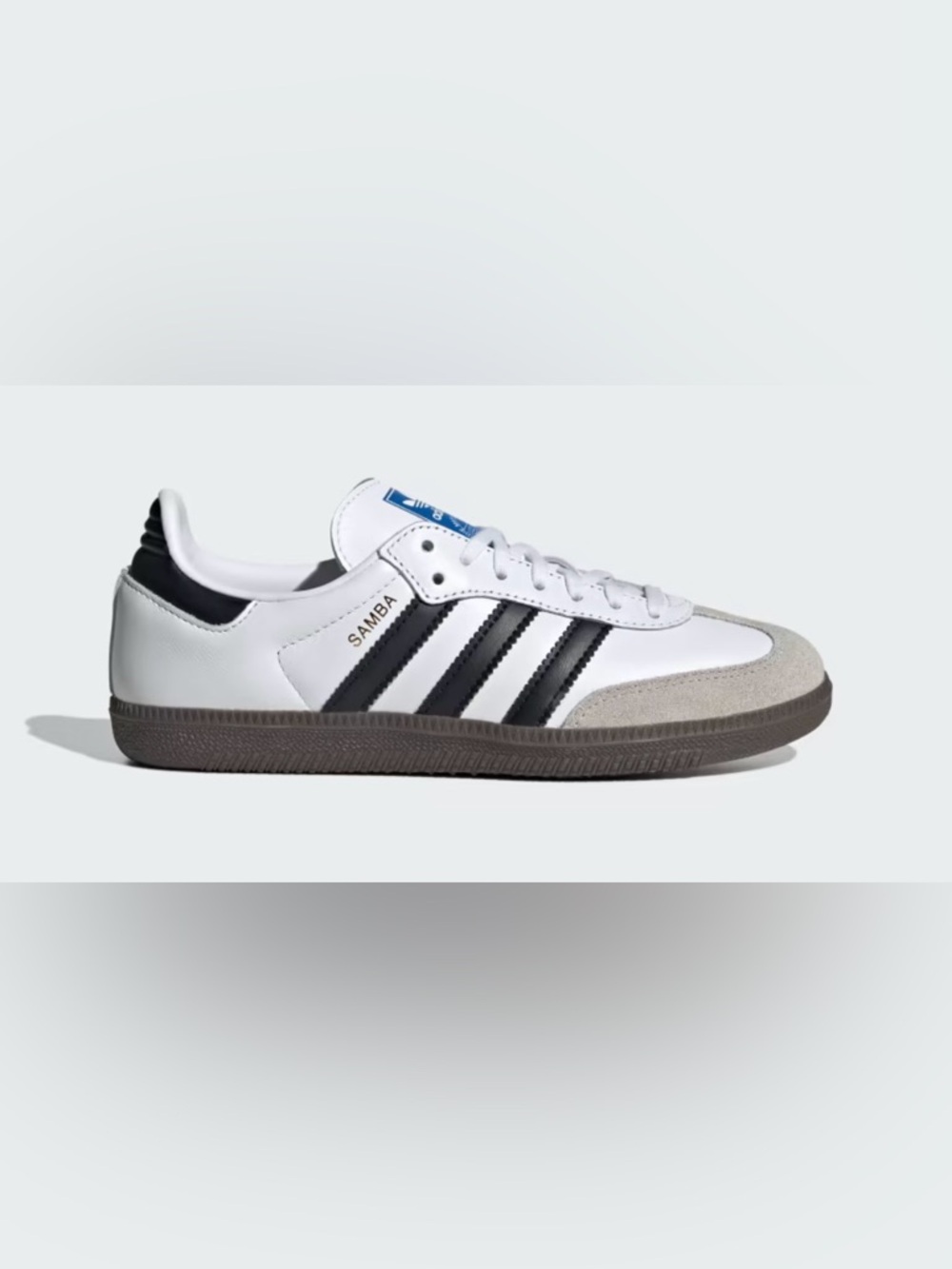 Adidas Samba OG Kids | White / Core Black / Gum | size 10K - Picture 10 of 10